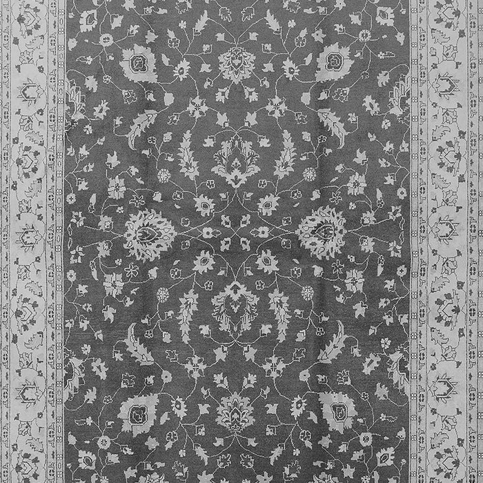 Machine Washable Oriental Gray Traditional Rug, wshurb883gry