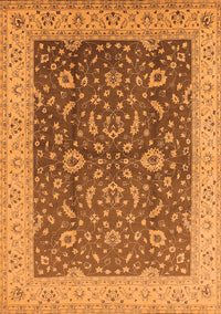 Oriental Orange Traditional Rug, urb883org