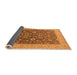 Sideview of Oriental Orange Traditional Rug, urb883org