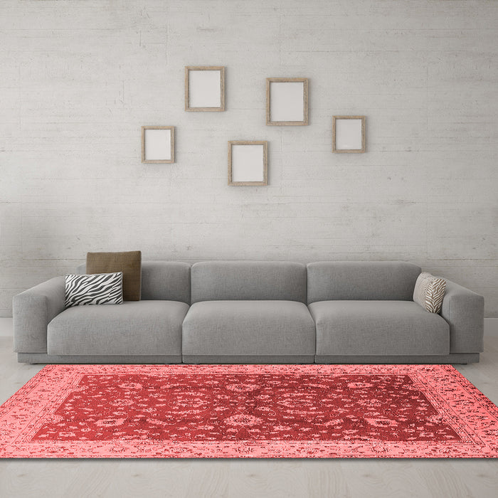 Traditional Red Washable Rugs