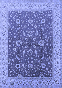 Oriental Blue Traditional Rug, urb883blu