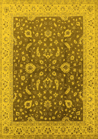 Oriental Yellow Traditional Rug, urb883yw
