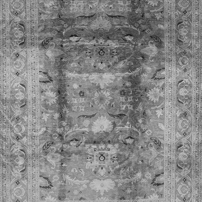 Machine Washable Oriental Gray Traditional Rug, wshurb884gry