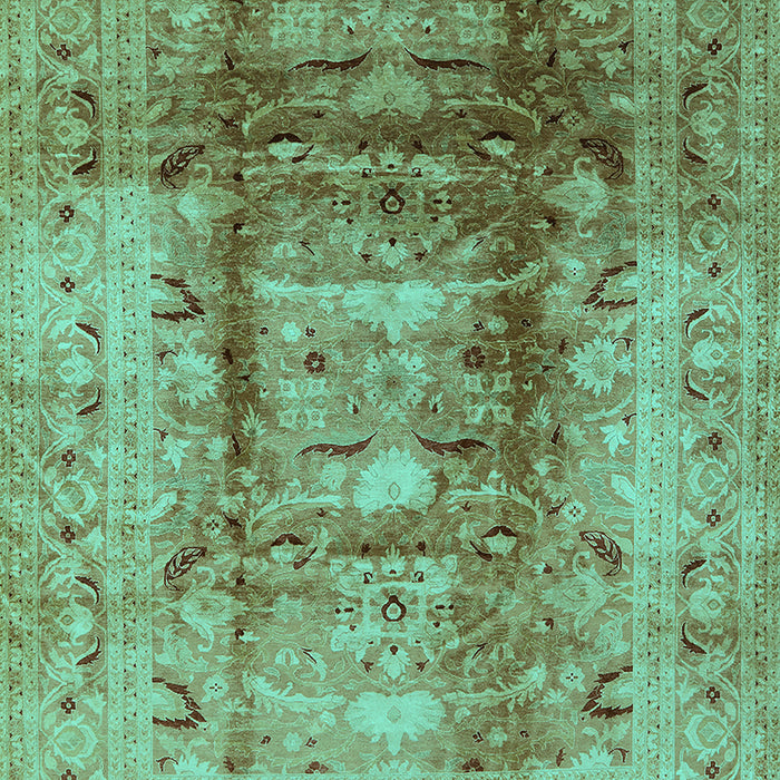 Oriental Turquoise Traditional Rug, urb884turq