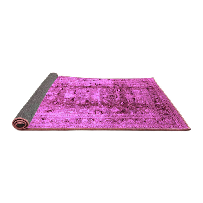Sideview of Oriental Purple Traditional Rug, urb884pur