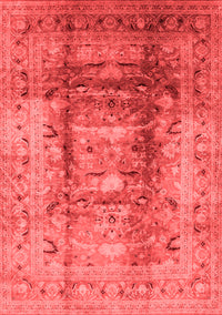 Oriental Red Traditional Rug, urb884red