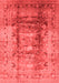 Oriental Red Traditional Area Rugs