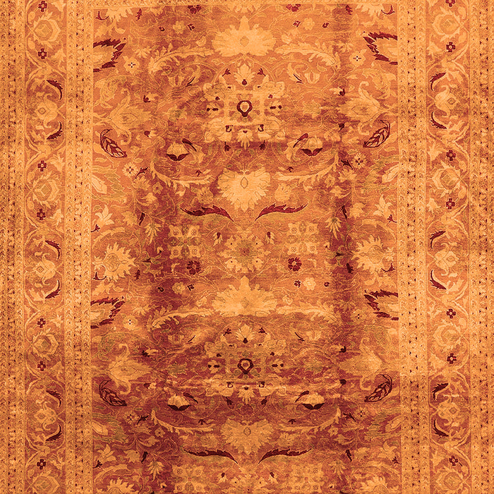 Oriental Orange Traditional Rug, urb884org