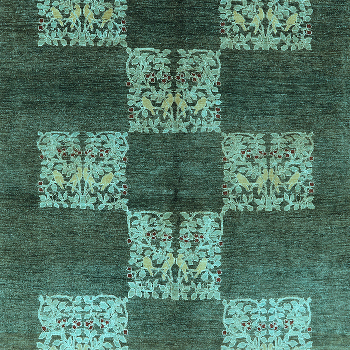 Oriental Light Blue Industrial Rug, urb885lblu
