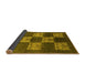 Sideview of Oriental Yellow Industrial Rug, urb885yw