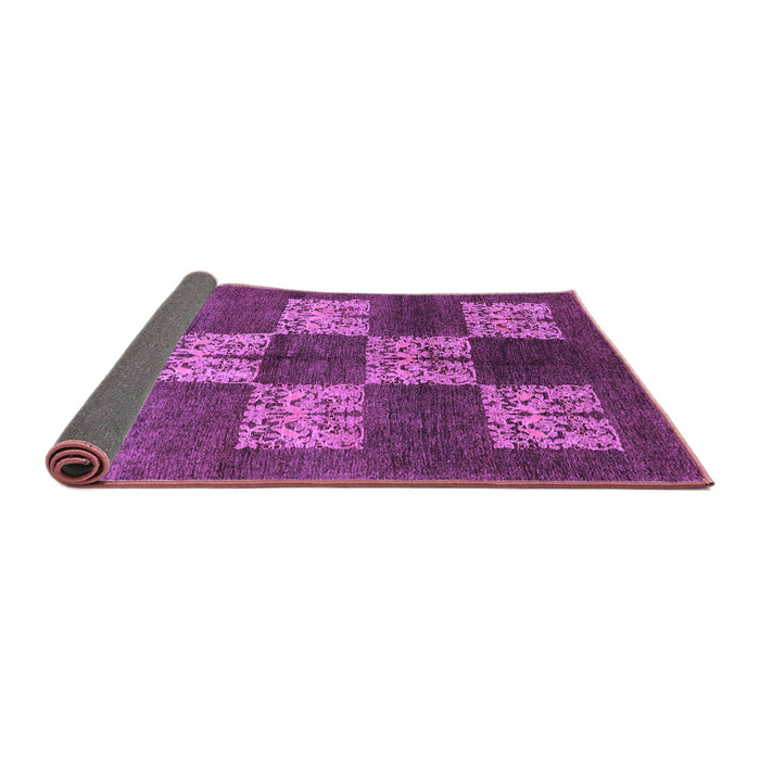 Sideview of Oriental Purple Industrial Rug, urb885pur