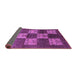 Sideview of Oriental Purple Industrial Rug, urb885pur