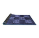 Sideview of Oriental Blue Industrial Rug, urb885blu