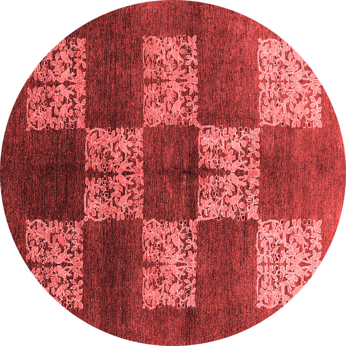 Machine Washable Oriental Red Industrial Rug, wshurb885red