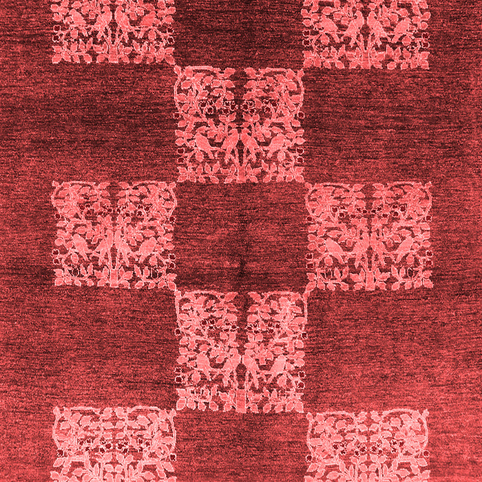 Machine Washable Oriental Red Industrial Rug, wshurb885red