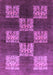 Machine Washable Oriental Purple Industrial Area Rugs, wshurb885pur