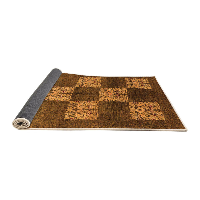 Sideview of Oriental Orange Industrial Rug, urb885org