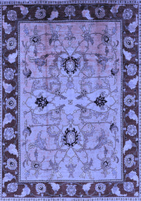 Oriental Blue Traditional Rug, urb886blu