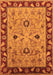 Oriental Orange Traditional Rug, urb886org