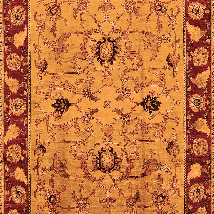Oriental Orange Traditional Rug, urb886org