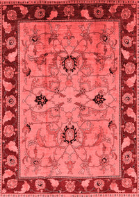 Oriental Red Traditional Rug, urb886red