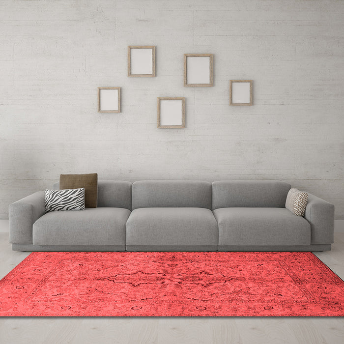 Traditional Red Washable Rugs
