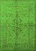 Oriental Green Traditional Rug, urb887grn