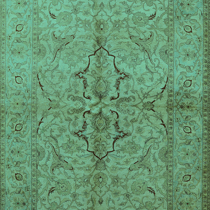 Oriental Turquoise Traditional Rug, urb887turq