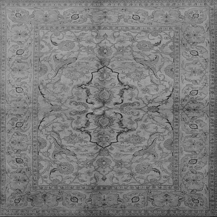 Square Oriental Gray Traditional Rug, urb887gry