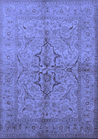 Oriental Blue Traditional Rug, urb887blu