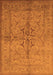 Oriental Orange Traditional Rug, urb887org