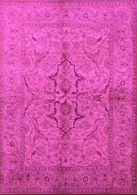 Oriental Pink Traditional Rug, urb887pnk
