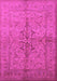 Oriental Pink Traditional Rug, urb887pnk