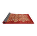 Sideview of Mid-Century Modern Red Oriental Rug, urb888