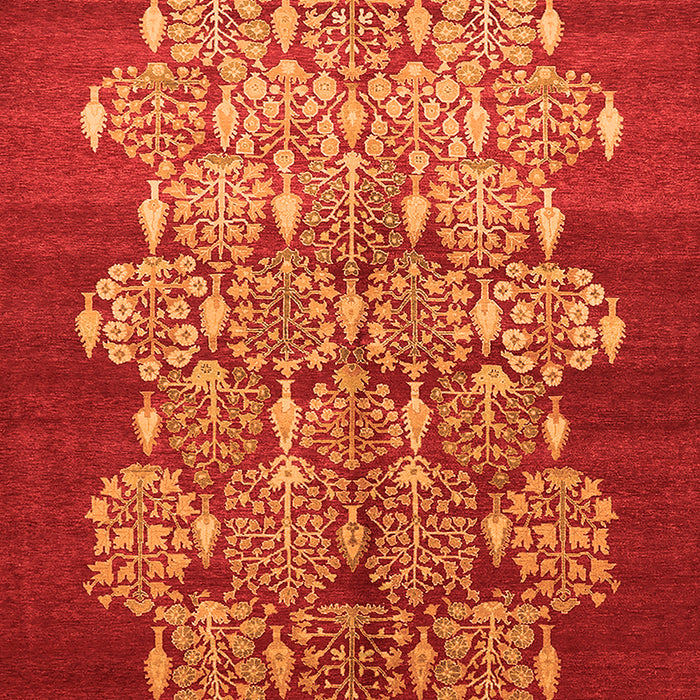 Oriental Orange Industrial Rug, urb888org