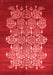 Oriental Red Industrial Area Rugs