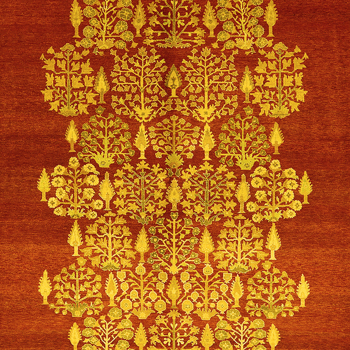 Oriental Yellow Industrial Rug, urb888yw