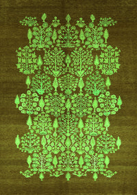 Oriental Green Industrial Rug, urb888grn