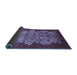 Sideview of Oriental Blue Industrial Rug, urb888blu