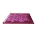 Sideview of Machine Washable Oriental Purple Industrial Area Rugs, wshurb888pur