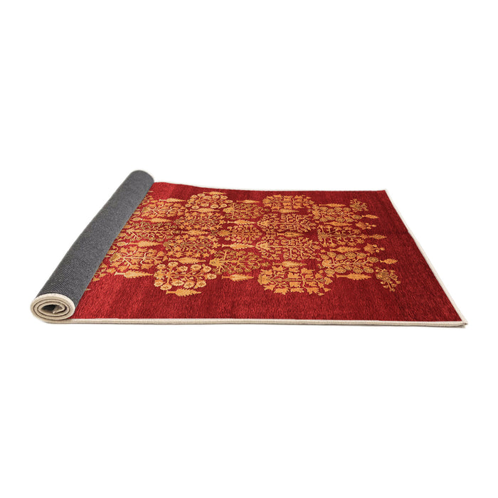 Sideview of Oriental Orange Industrial Rug, urb888org