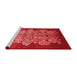 Industrial Red Washable Rugs