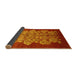 Sideview of Oriental Yellow Industrial Rug, urb888yw