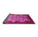 Sideview of Oriental Purple Industrial Rug, urb888pur