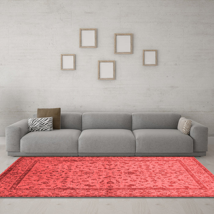 Traditional Red Washable Rugs