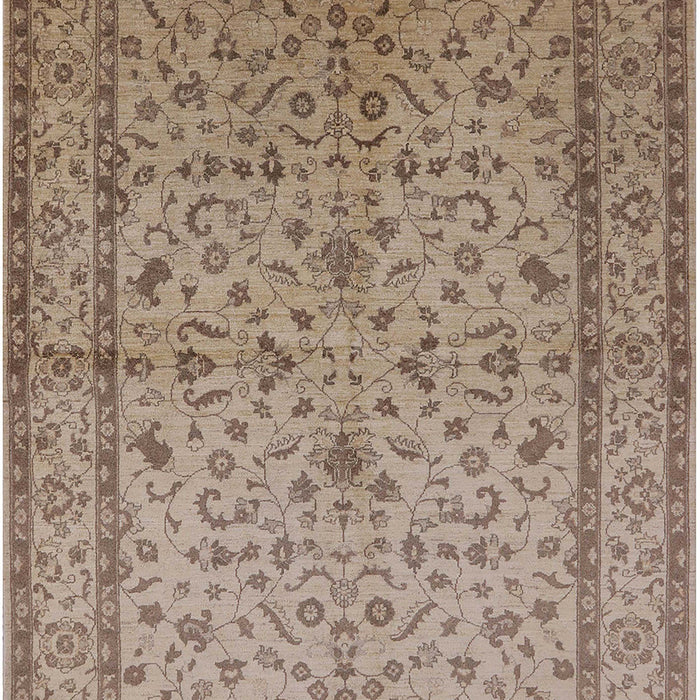 Mid-Century Modern Brown Oriental Rug, urb889