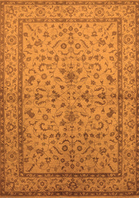 Oriental Orange Traditional Rug, urb889org