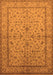 Oriental Orange Traditional Rug, urb889org