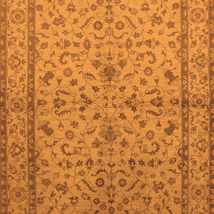 Oriental Orange Traditional Rug, urb889org