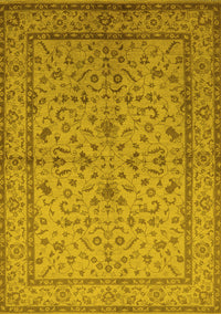 Oriental Yellow Traditional Rug, urb889yw